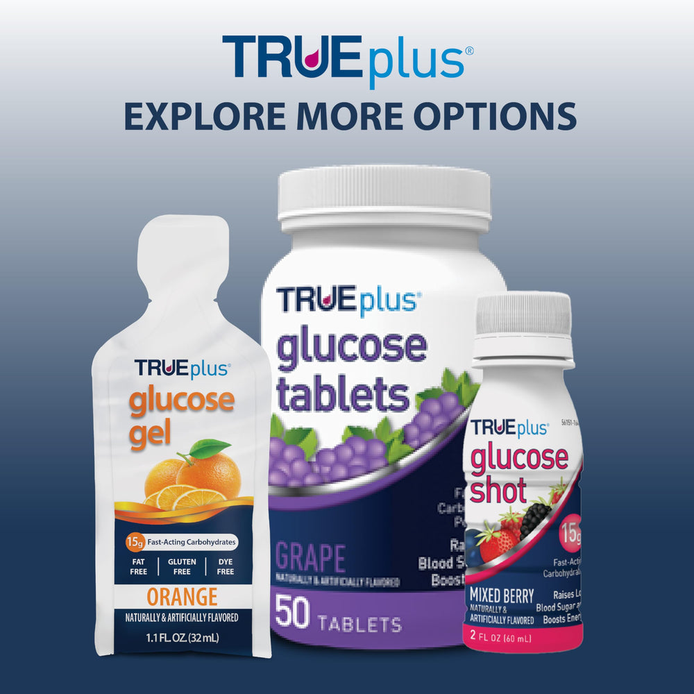 TRUEplus on-the-go use during hiking or cycling for quick energy.