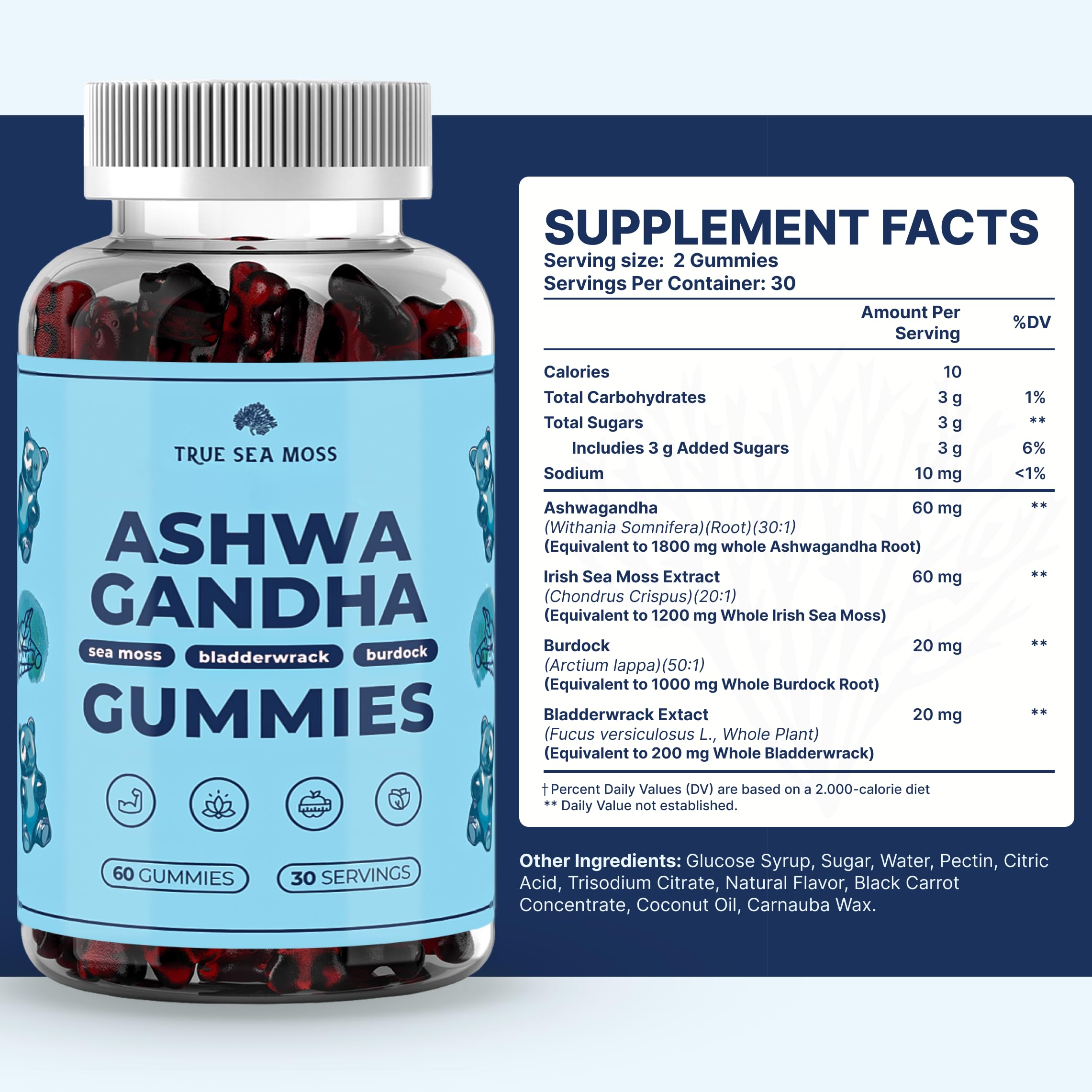 TrueSeaMoss fruity flavor closeup—tasty daily treat with no artificial flavors