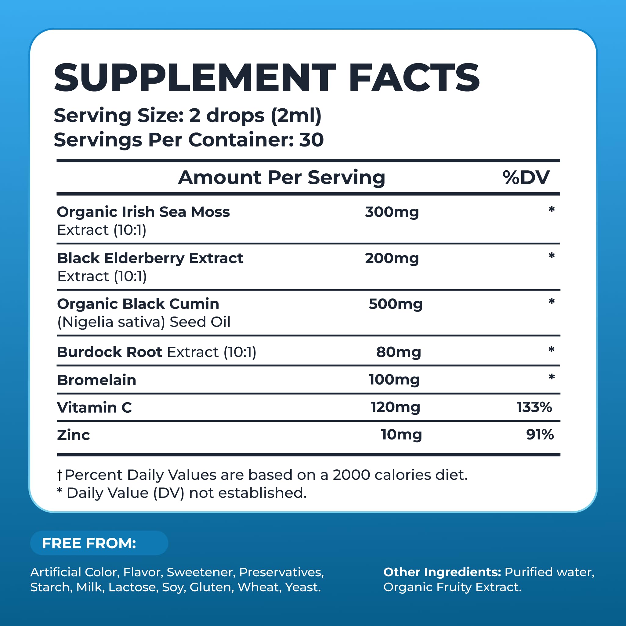 Close-up of the TrueSeaMoss dropper showing precise dosing for easy use.