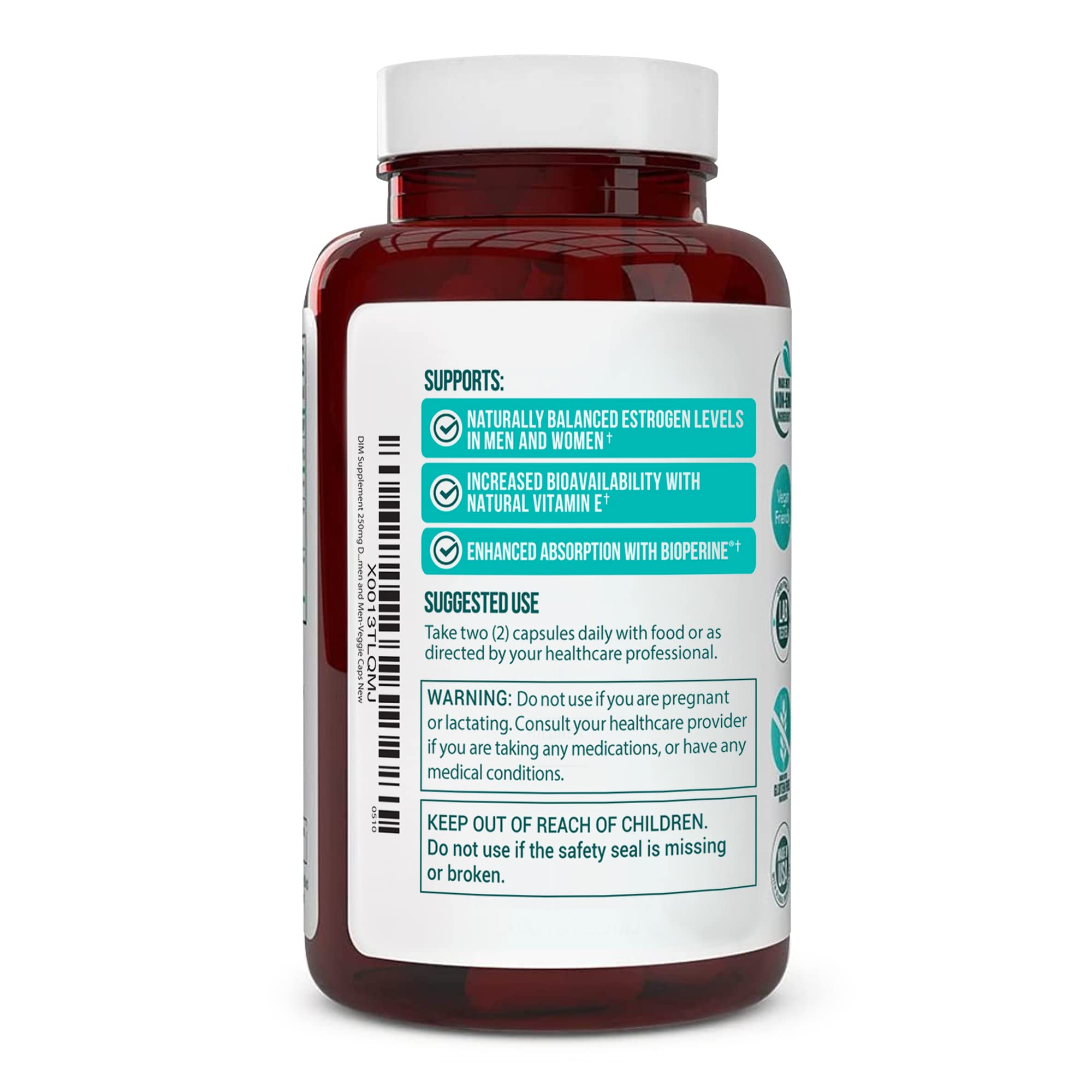 Truevantage Bioperine absorption booster capsules enhance uptake.