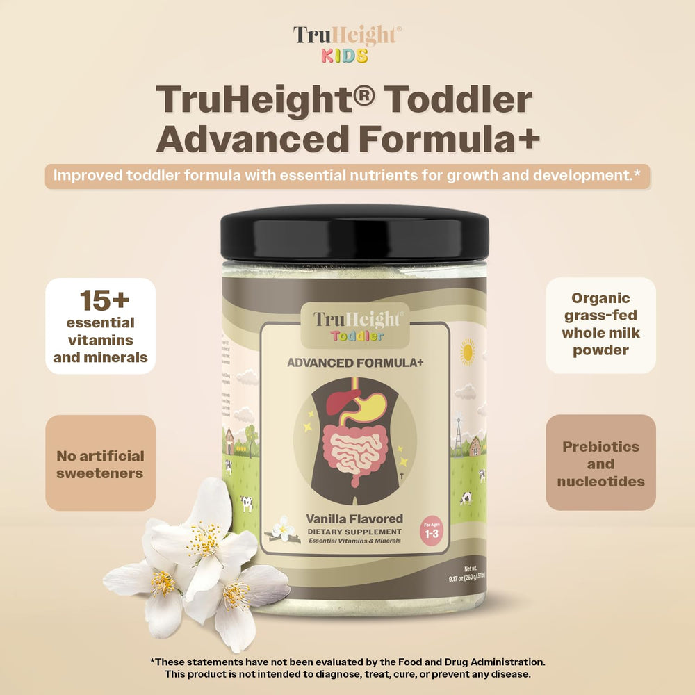 TruHeight, lata vainilla, fuente conveniente de nutrientes para el crecimiento.