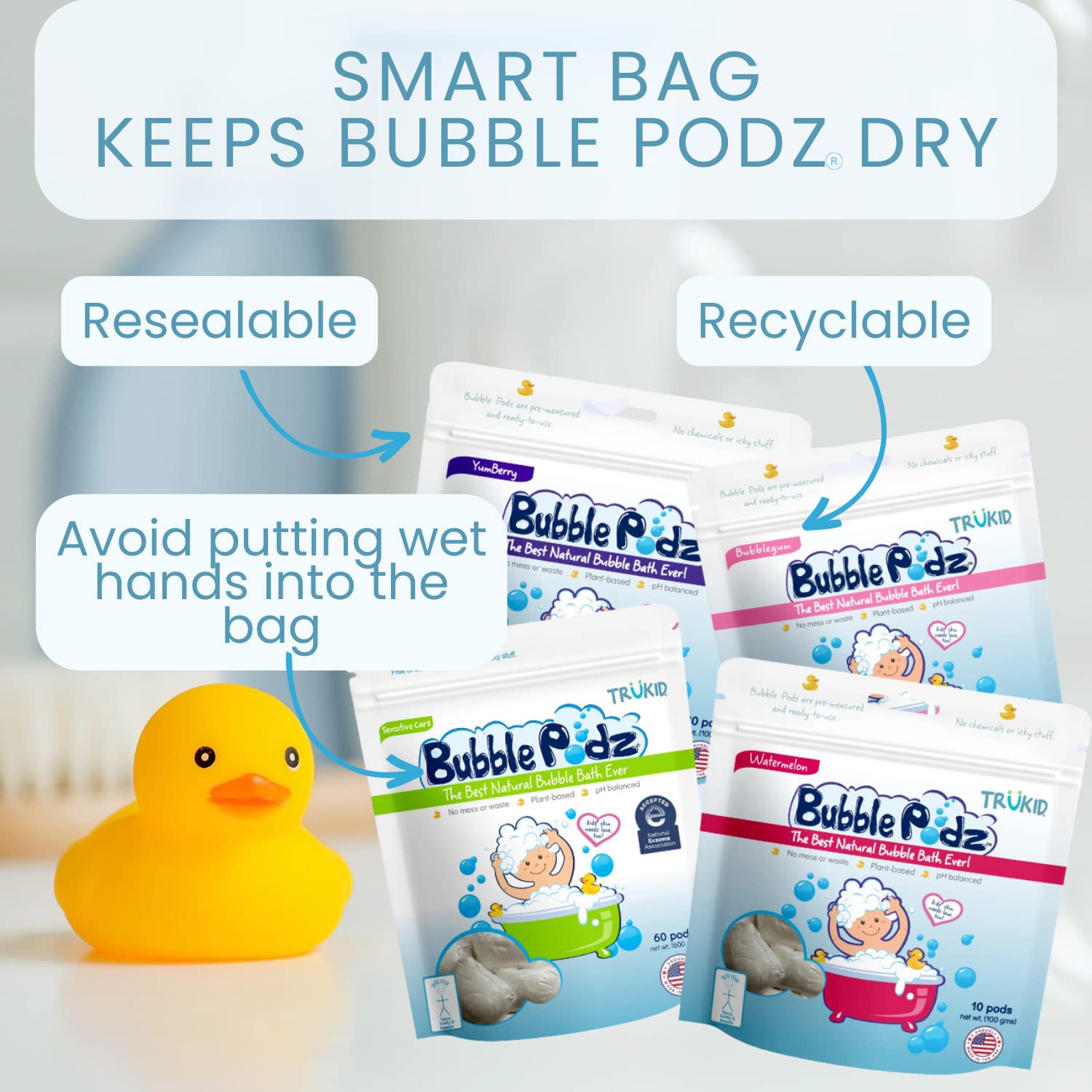 Suitable for toddlers and babies during bath time.