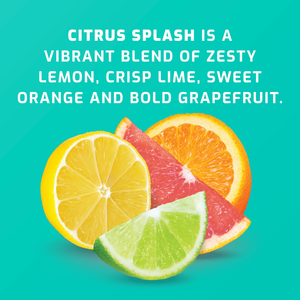 TRULABS Hydrate Citrus Splash label close-up highlighting electrolytes and vitamins.