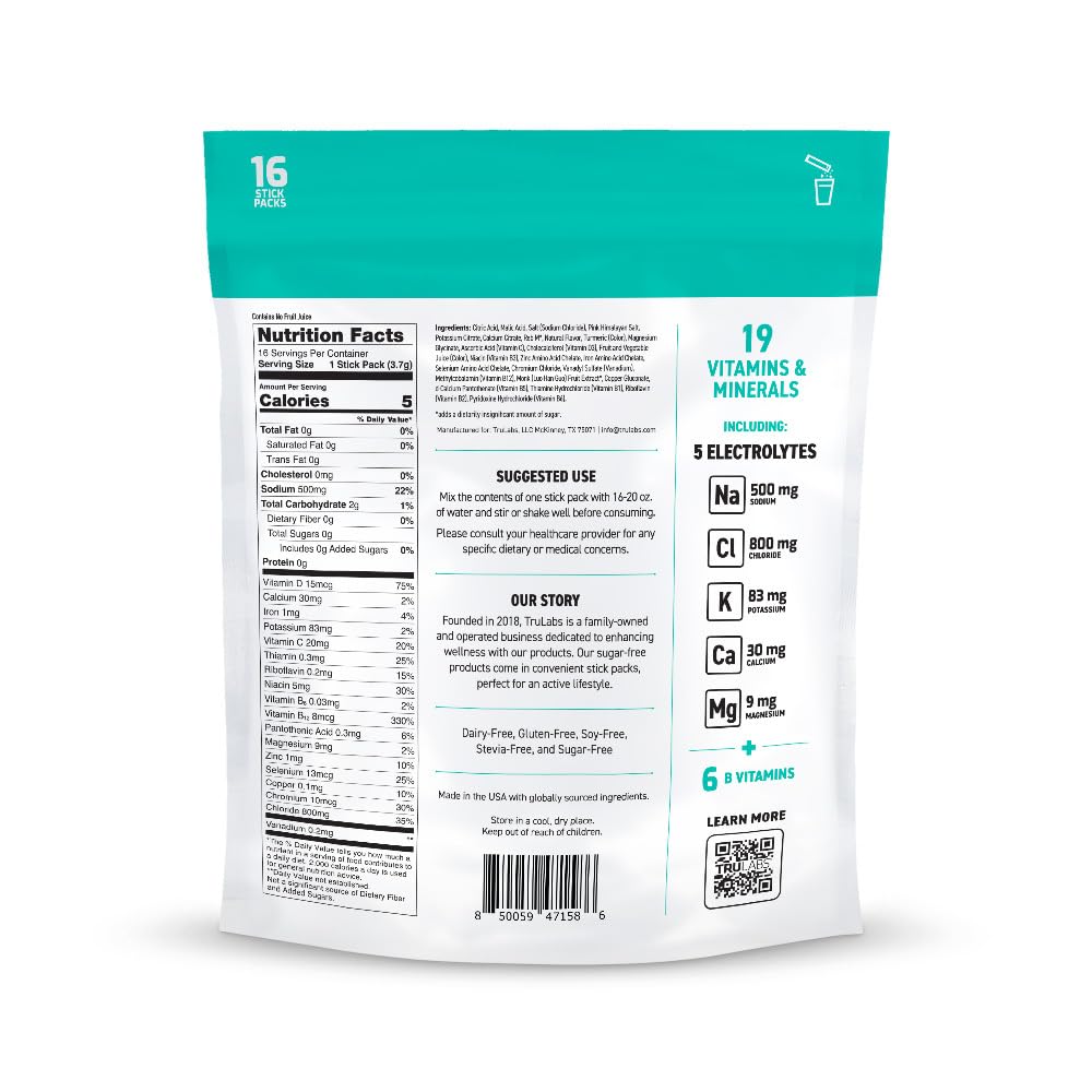 TRULABS Hydrate Orange Twist label showing USA-made production