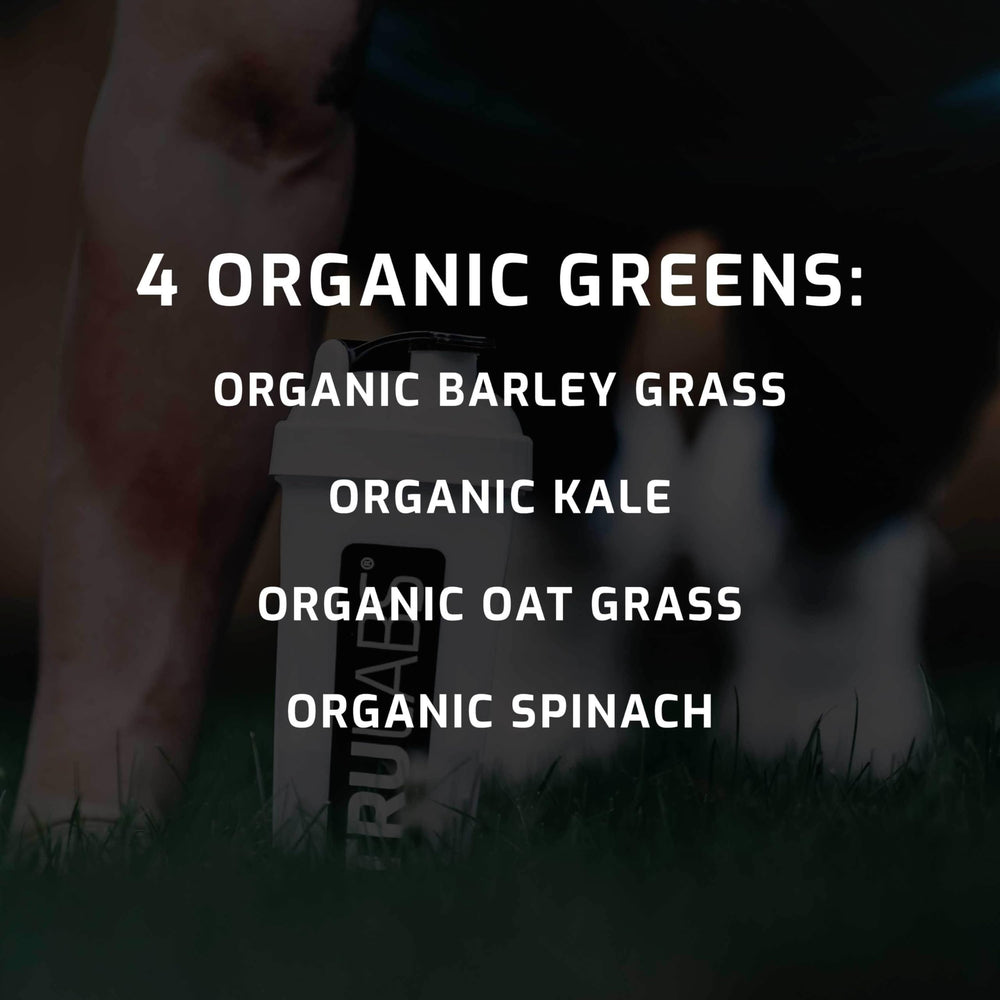 Organic greens illustration included in TRULABS Hydrate Organic Greens.