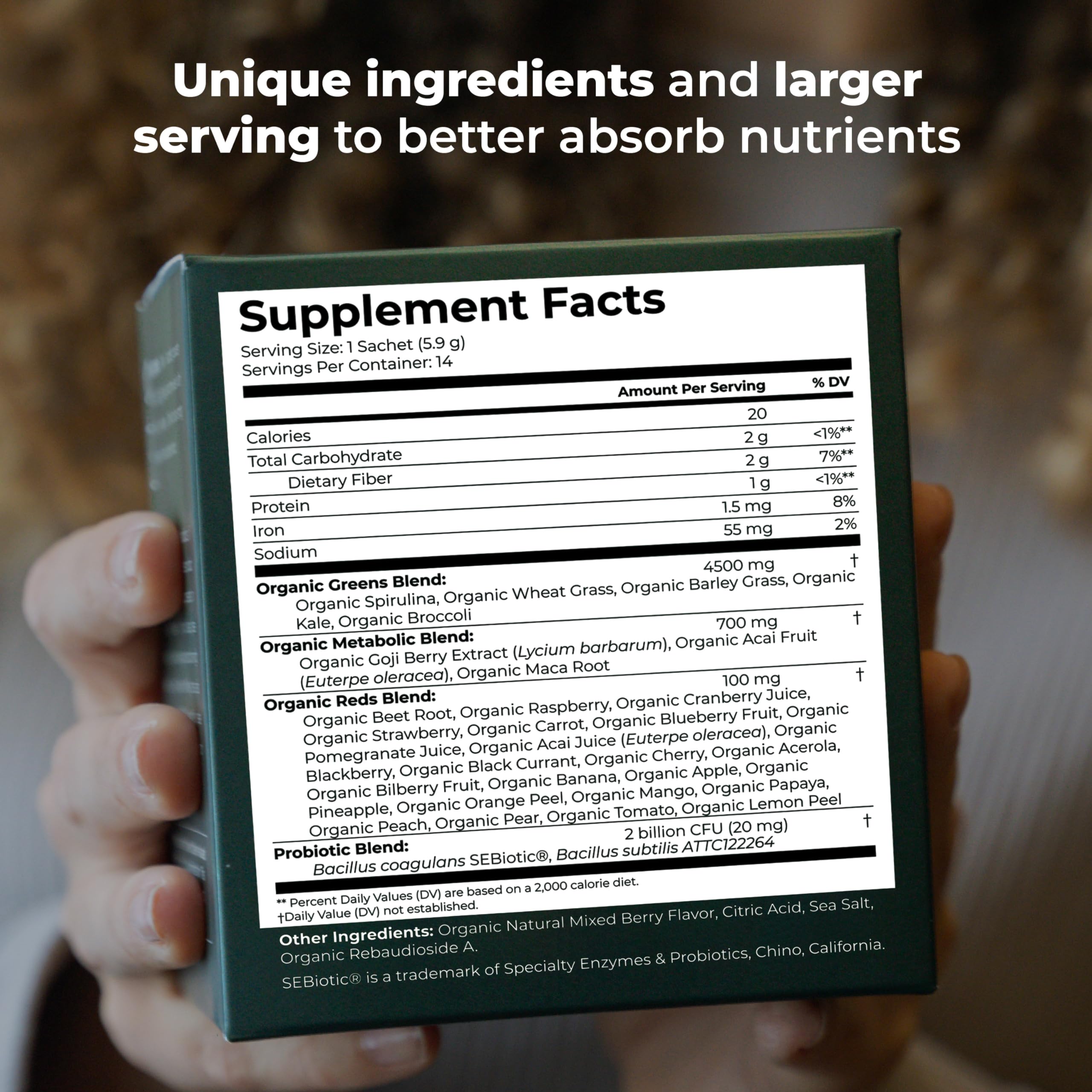 TRUMETA Greens supports gut balance with Bacillus subtilis.