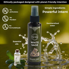 TRUMIRI White Sage Spray on linens to refresh fabrics and mood.