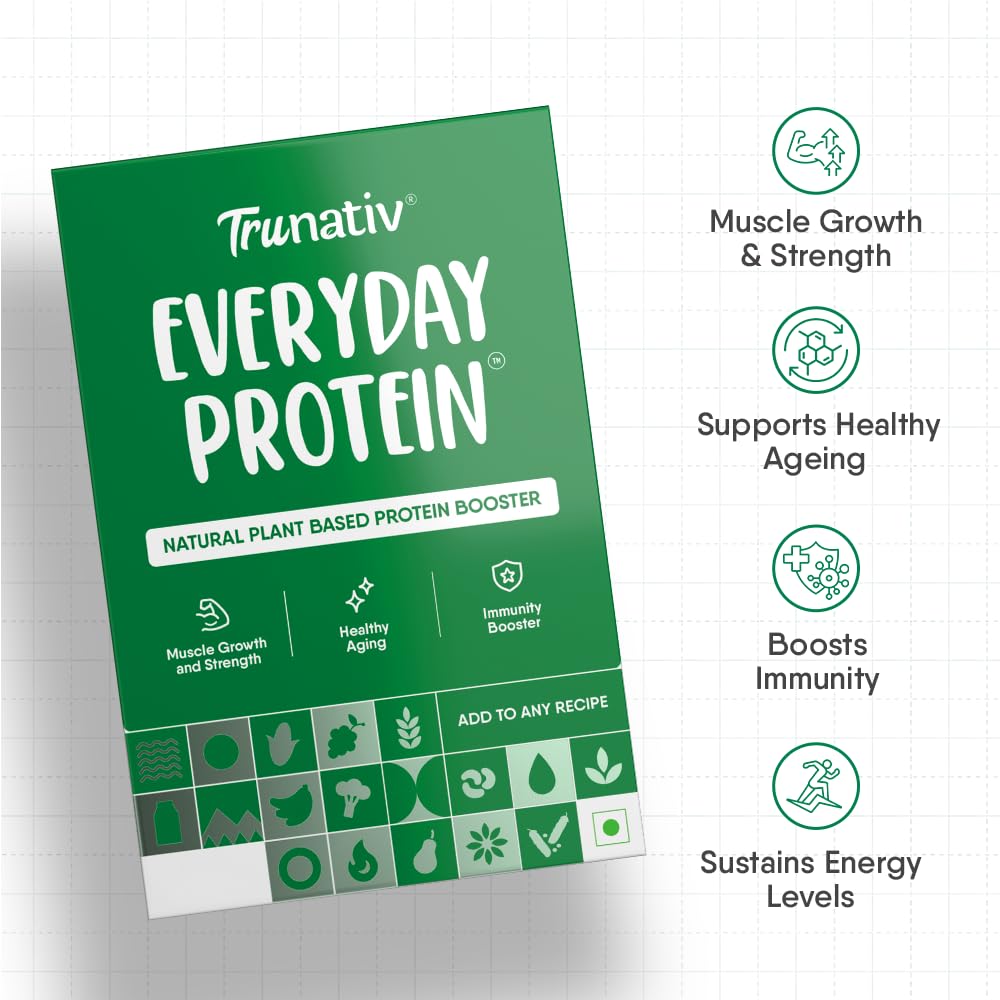 Pouring TruNativ Everyday Protein into hot dal for a protein boost