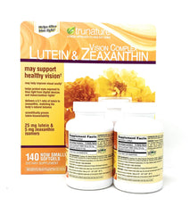 TruNature Vision Complex lutein and zeaxanthin softgels for everyday use.