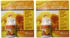 TruNature Vision Complex bottle front with label featuring lutein and zeaxanthin for daily eye support.