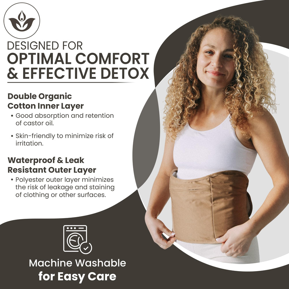 Trust Your Gut extra cotton cloth improves absorbency and versatility during wrap sessions.