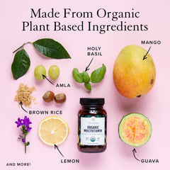 USDA Organic certification visible on Truvani multivitamin packaging
