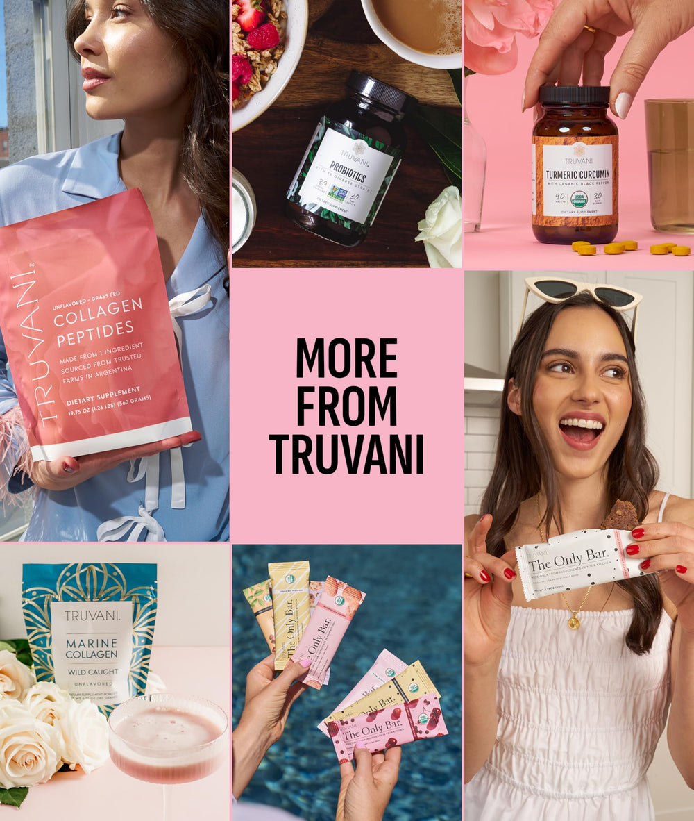 Truvani ingredients bowl showcases premium plant sources used