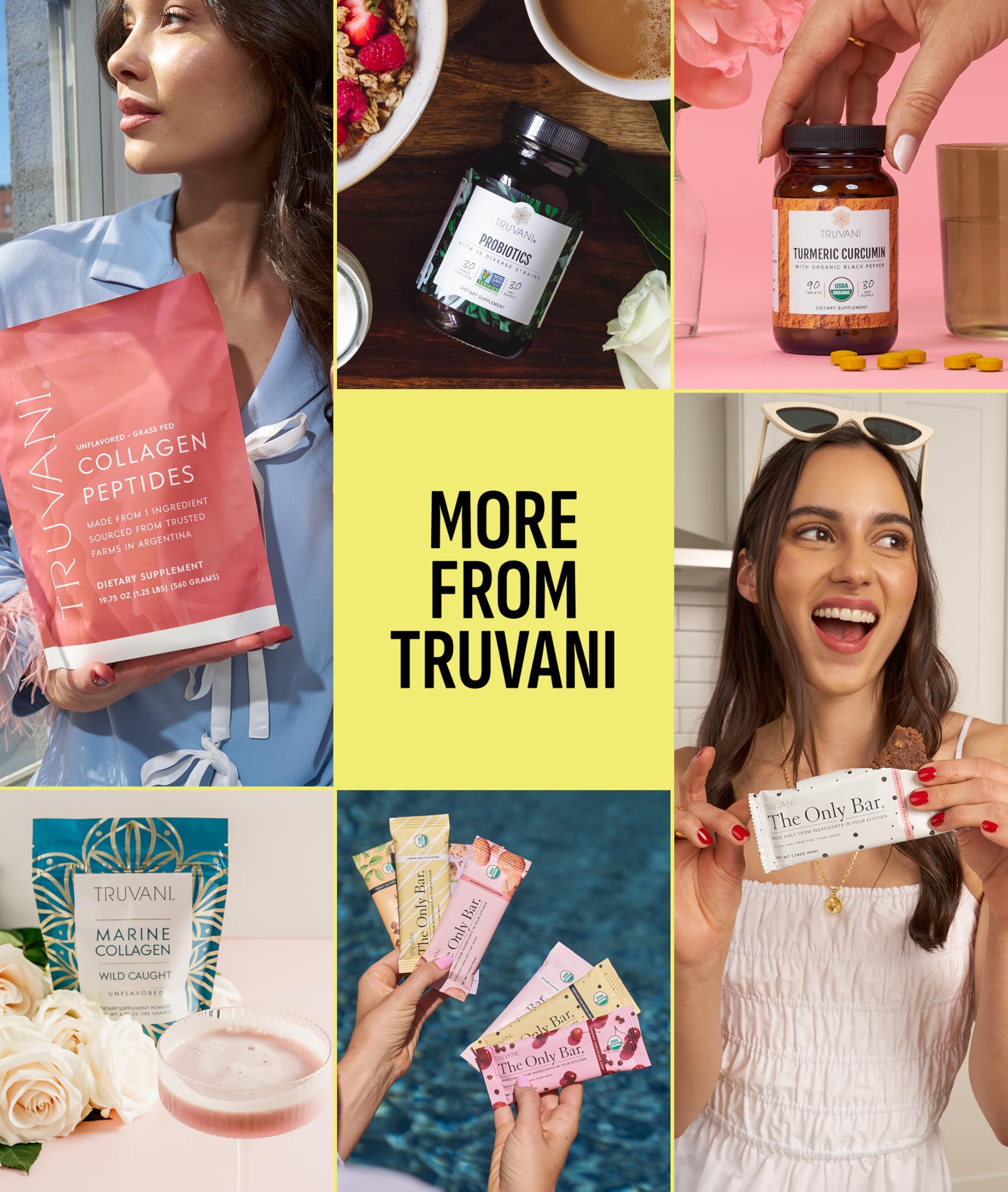 Truvani Lemon Cookie packaging closeup emphasizes flavor and quality.