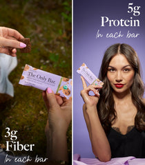 Truvani bar on-the-go packaging, ideal for travel and busy days.