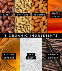 Close-up of organic ingredients in a Truvani bar.