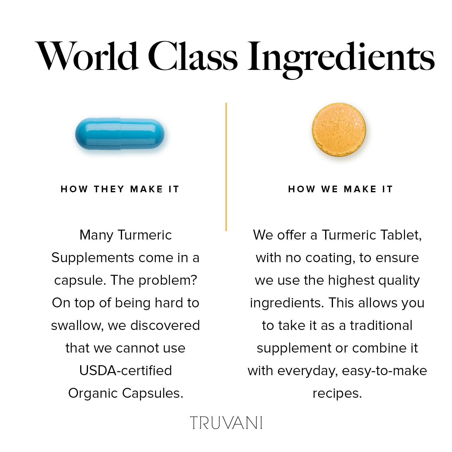 Truvani tablets dissolving in smoothie demonstrate easy integration into routines.