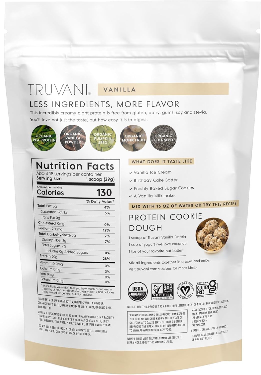 Vanilla protein shake with ice, perfect as a post-workout or meal supplement.