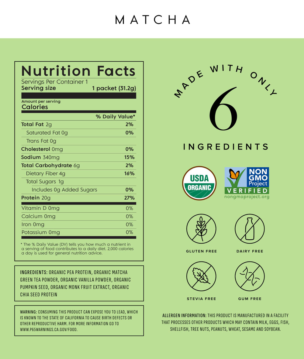 Truvani vegan pea protein single-serving packets ideal for on-the-go shakes
