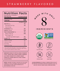 Truvani pea protein strawberry powder dissolves smoothly in water without grittiness