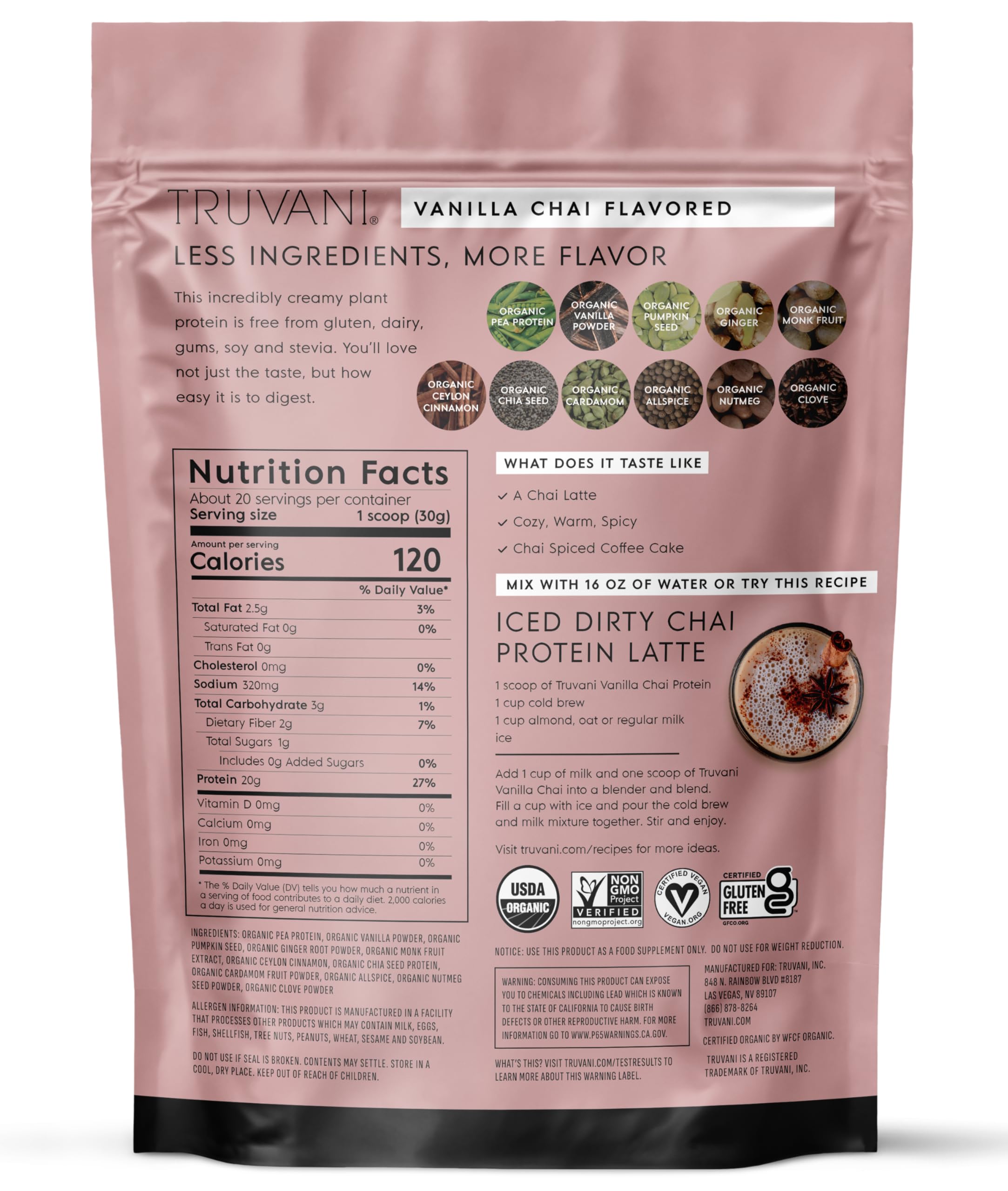 Kitchen scene with ready-to-shake Truvani protein drink
