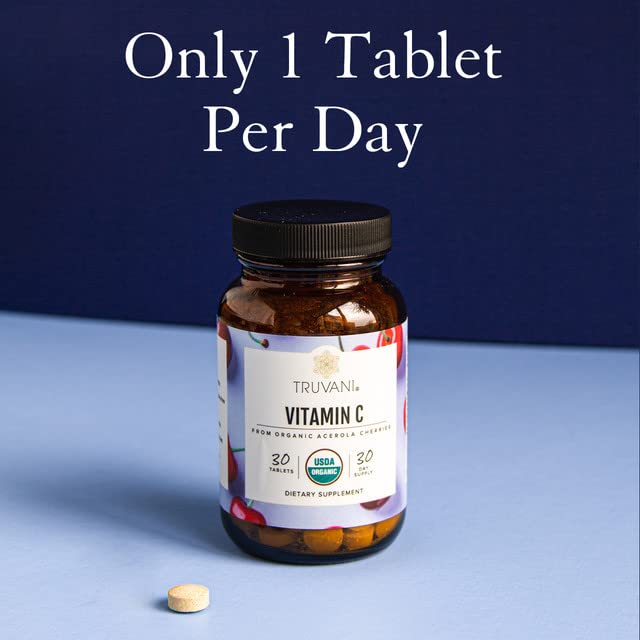 Truvani Vitamin C dissolved in water shows quick mix and refreshing take