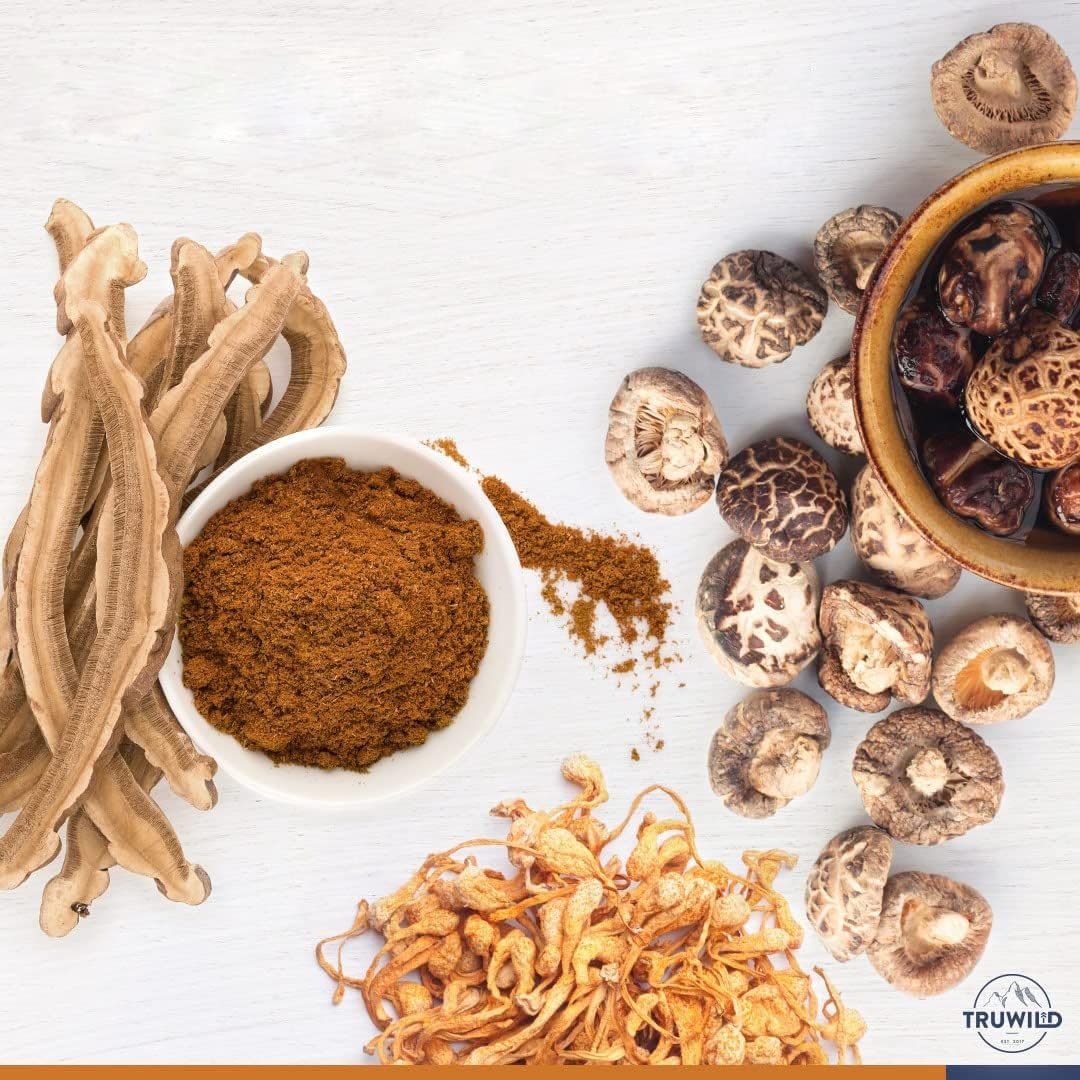 TruWild Vegan Gluten-Free capsules package indicating dietary alignment