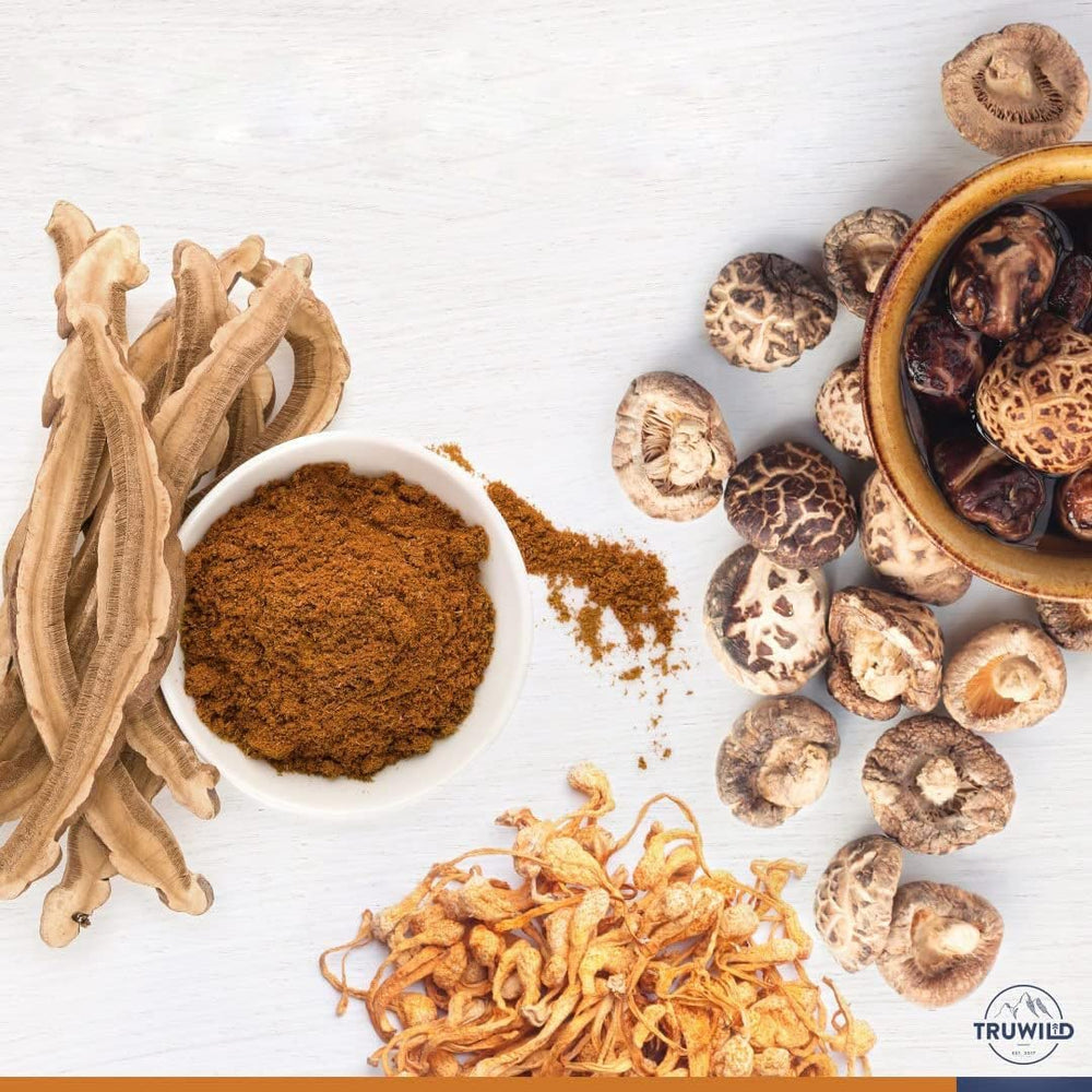 TruWild Vegan Gluten-Free capsules package indicating dietary alignment