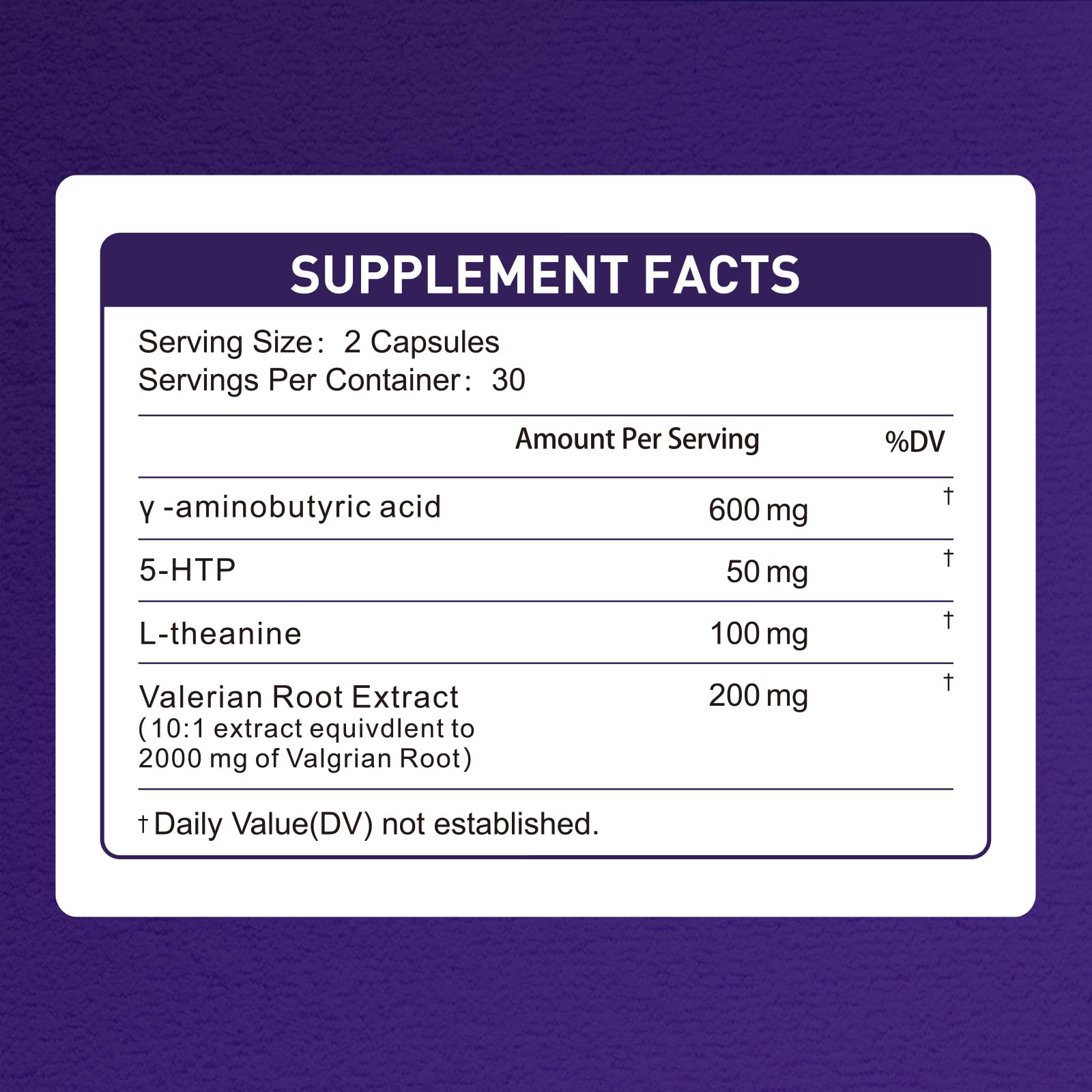 TrySafe capsules close-up, showcasing 600mg GABA blend for restful sleep.