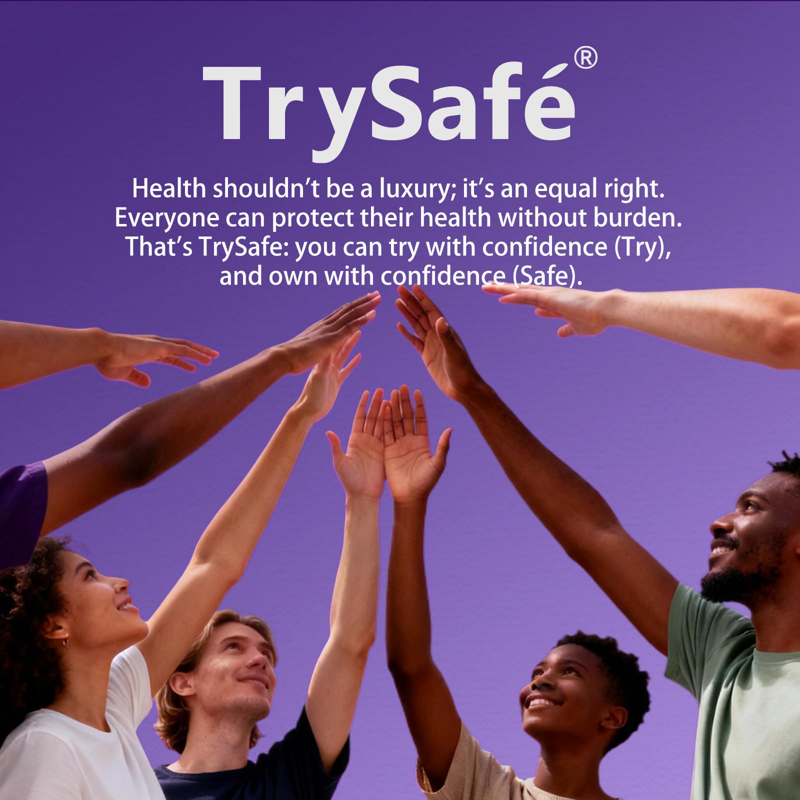 TrySafe sleep ritual setup demonstrating easy nightly use.