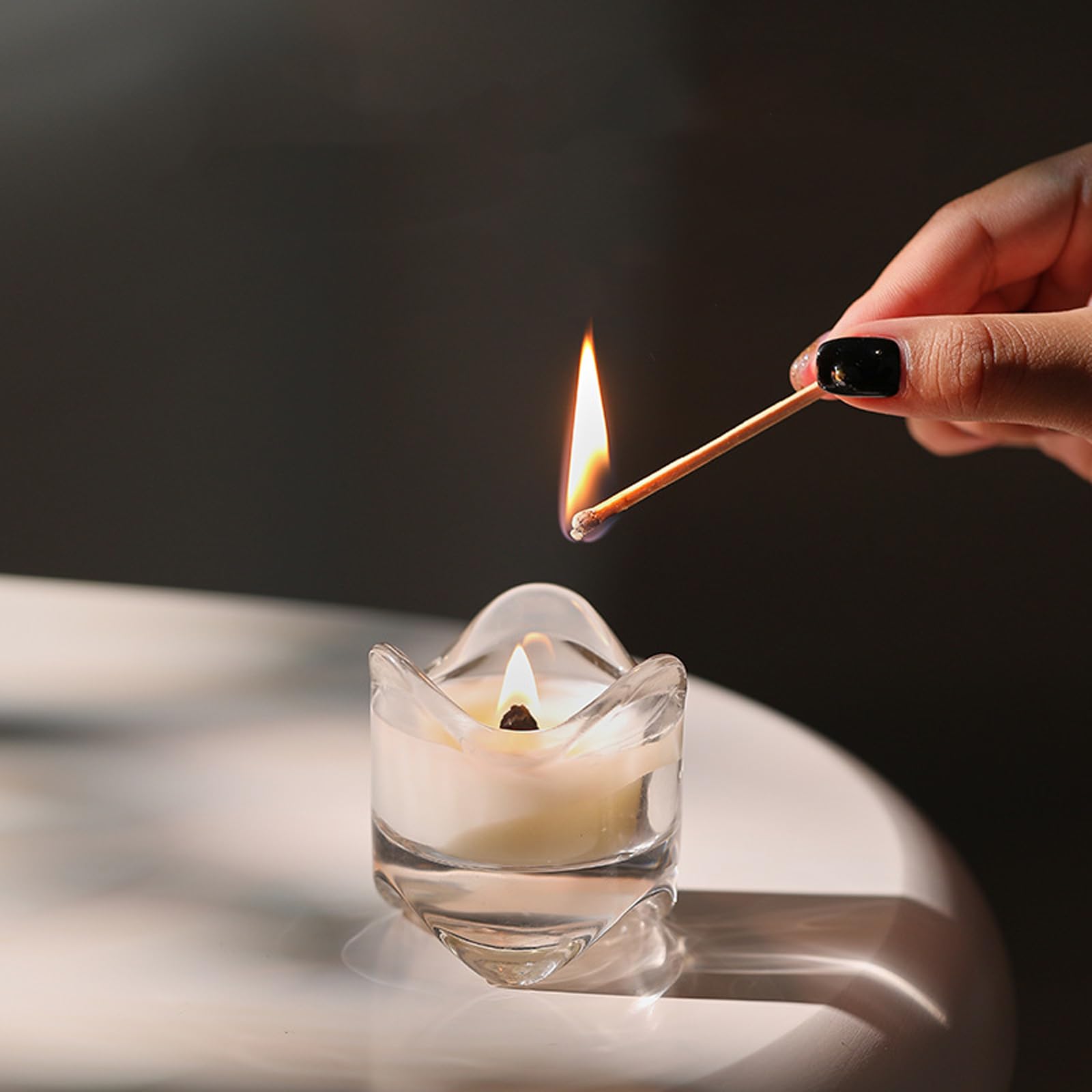 T-shin natural soy wax candle with clean burning