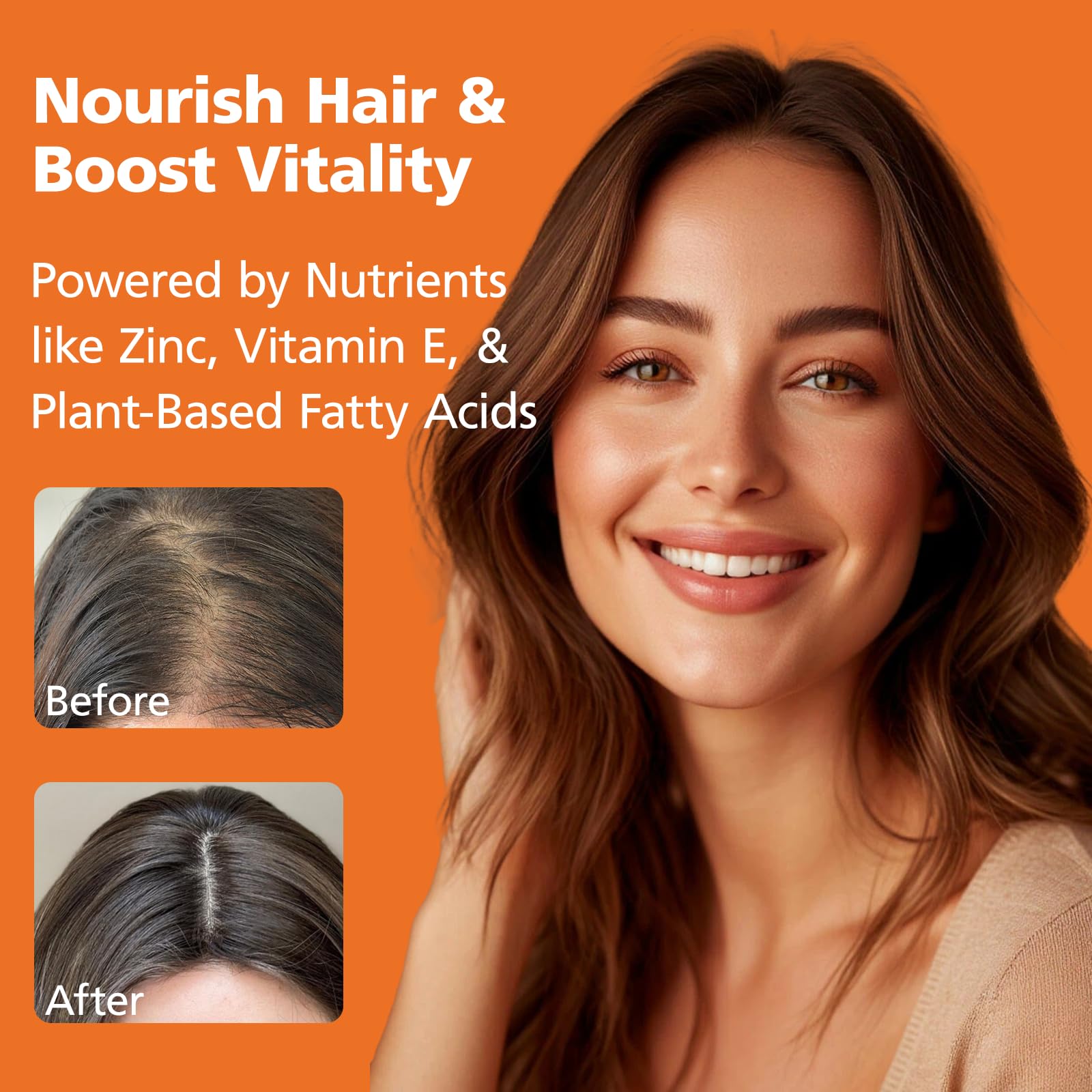 TTGUMMYAMAL health benefits graphic illustrating hair, urinary, and bladder support.