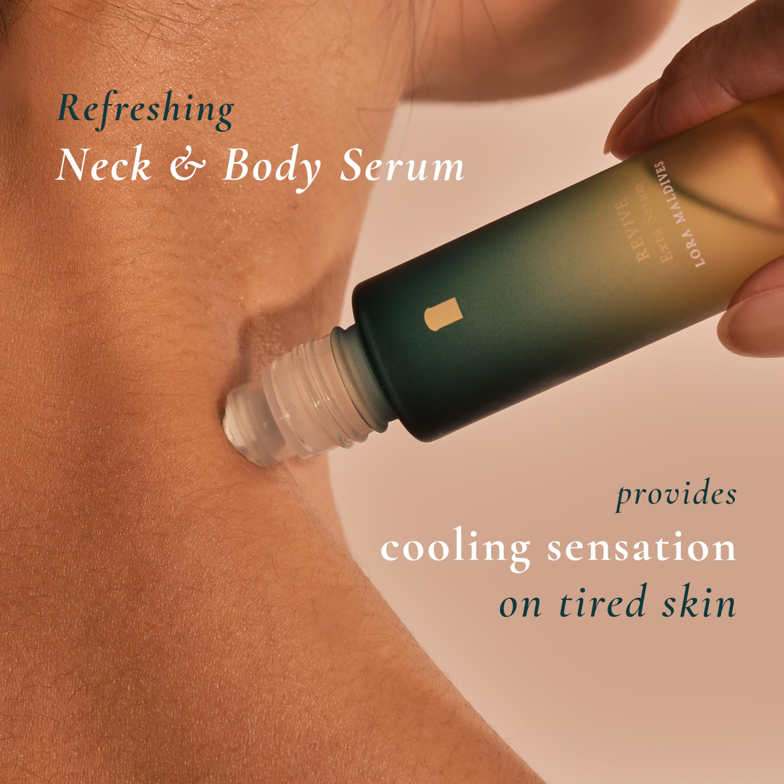 TTIONG Revive Exta Serum neck massage ritual in action