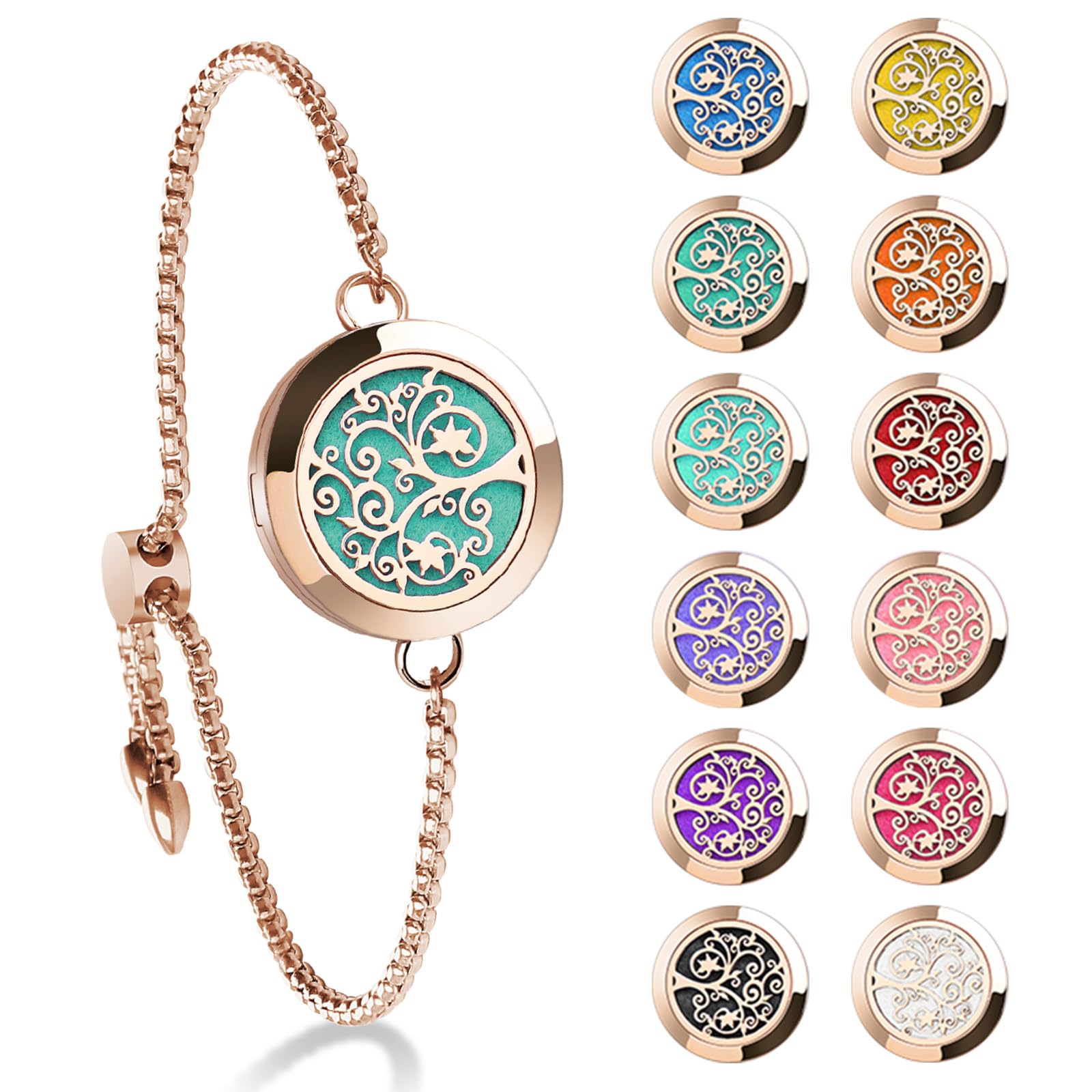 ttstar diffuser bracelet close-up highlights hypoallergenic steel for daily wear