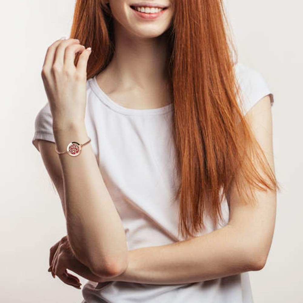 ttstar diffuser bracelet worn, showcasing stylish aromatherapy use
