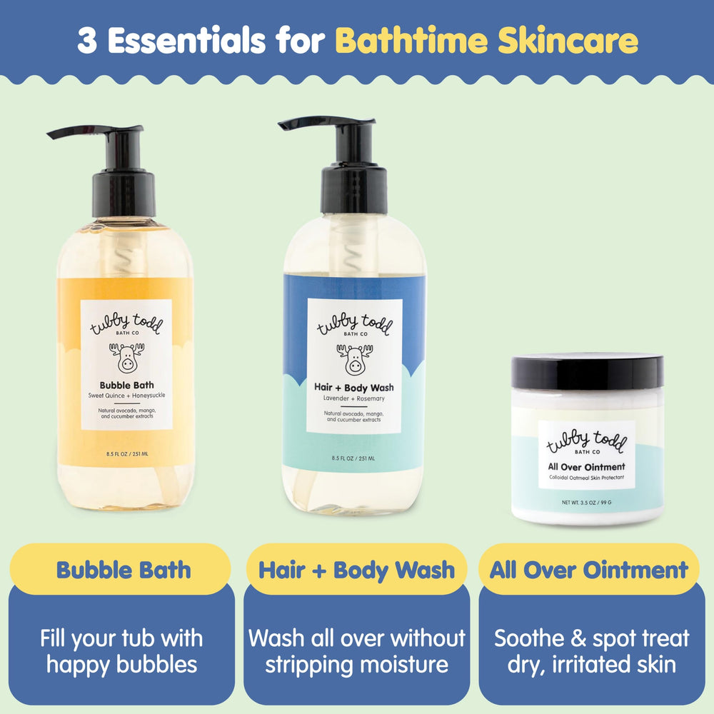 TUBBY TODD Bubble Bath bottle for a soothing bath experience.