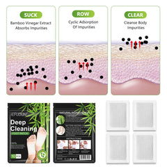 Tudiqe patch positioned on the foot sole for comfortable alignment.