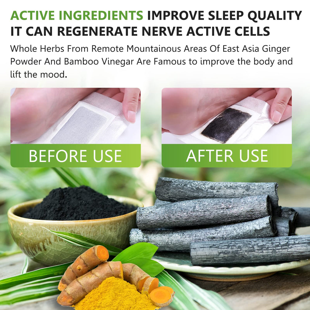 Tudiqe foot patch used before bed for a calm start to the night.