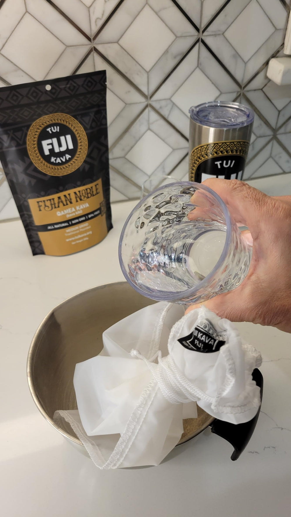 TUI KAVA ethically farmed in Fiji with rain and spring water irrigation.