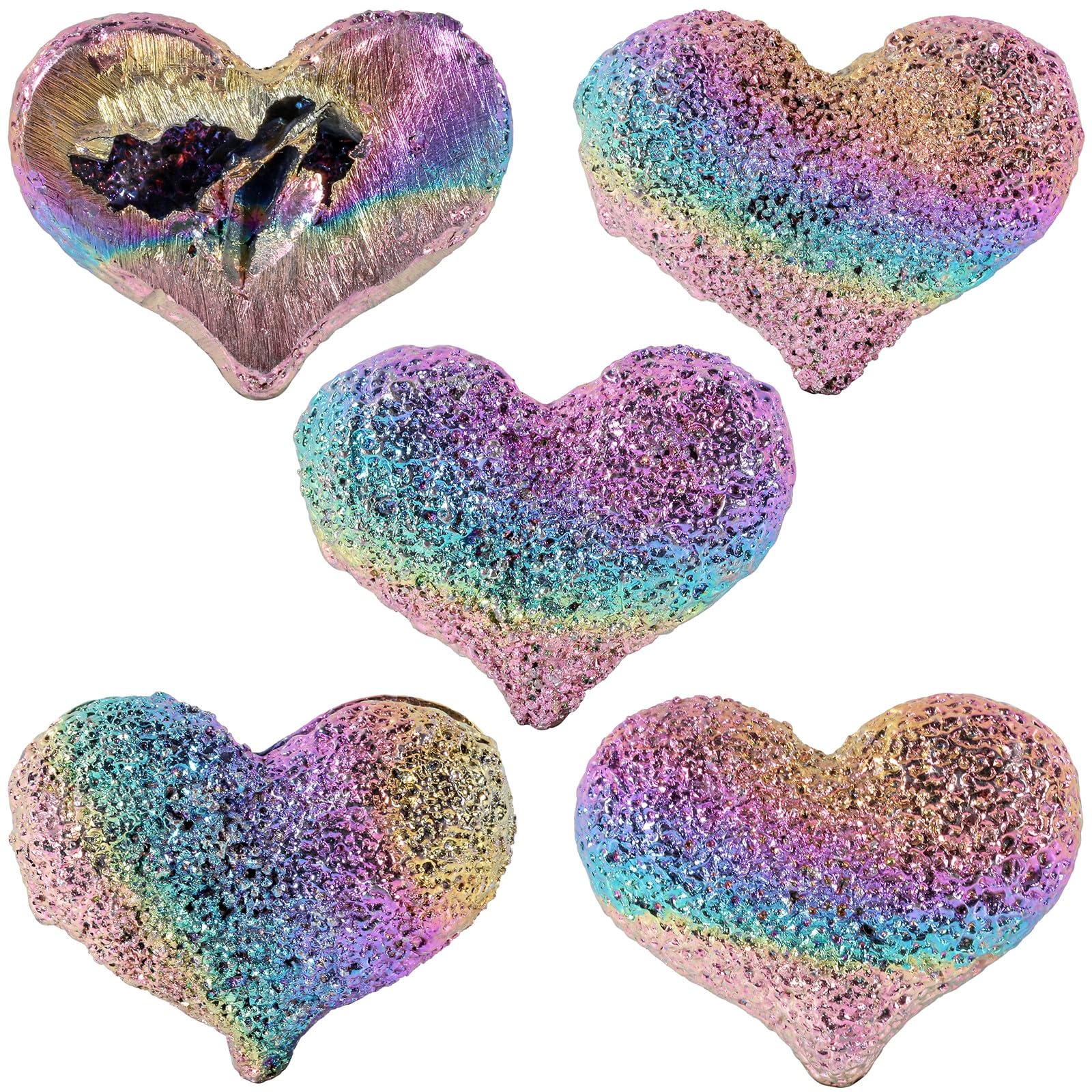 Bismuth mineral gift pack from TUMBEELLUWA for unique presents.