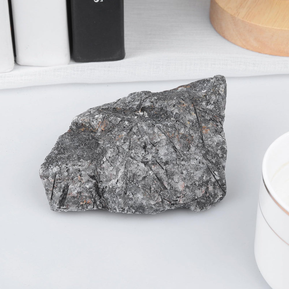 TUMBEELLUWA black rutilated quartz gift packaging with elegant bag