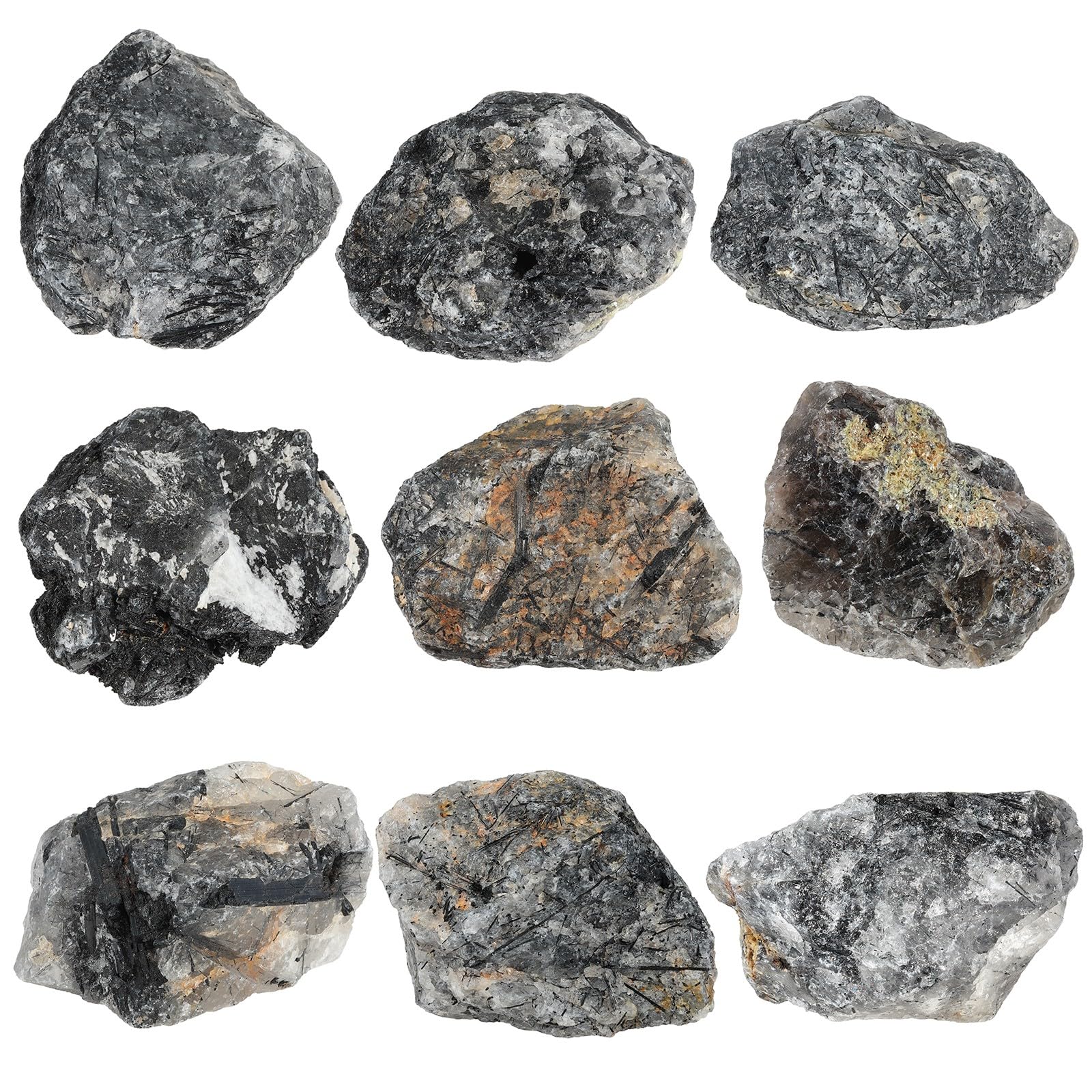 TUMBEELLUWA black rutile quartz rock decor setup in a living space