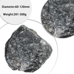 TUMBEELLUWA black rutile quartz rock rough specimen with unique pattern