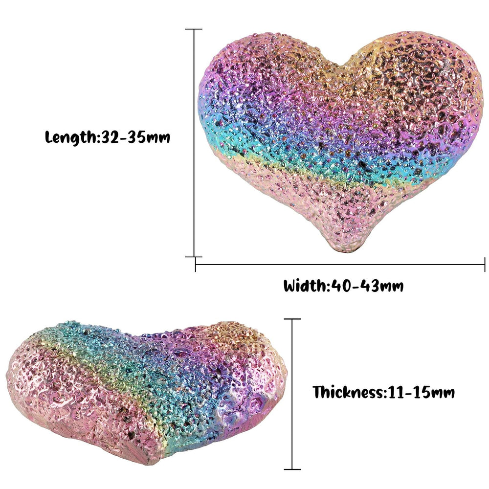 Colorful bismuth ornament highlighting natural iridescence for stylish spaces.