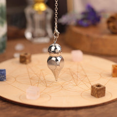 TUMBEELLUWA copper pendulum with a detachable flower ball chain.