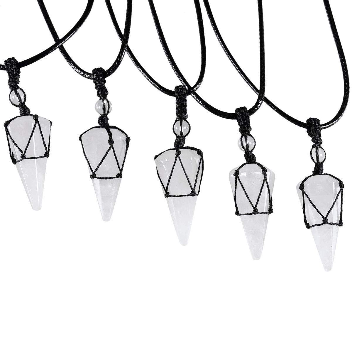 TUMBEELLUWA crystal pendulum used for direction while worn.
