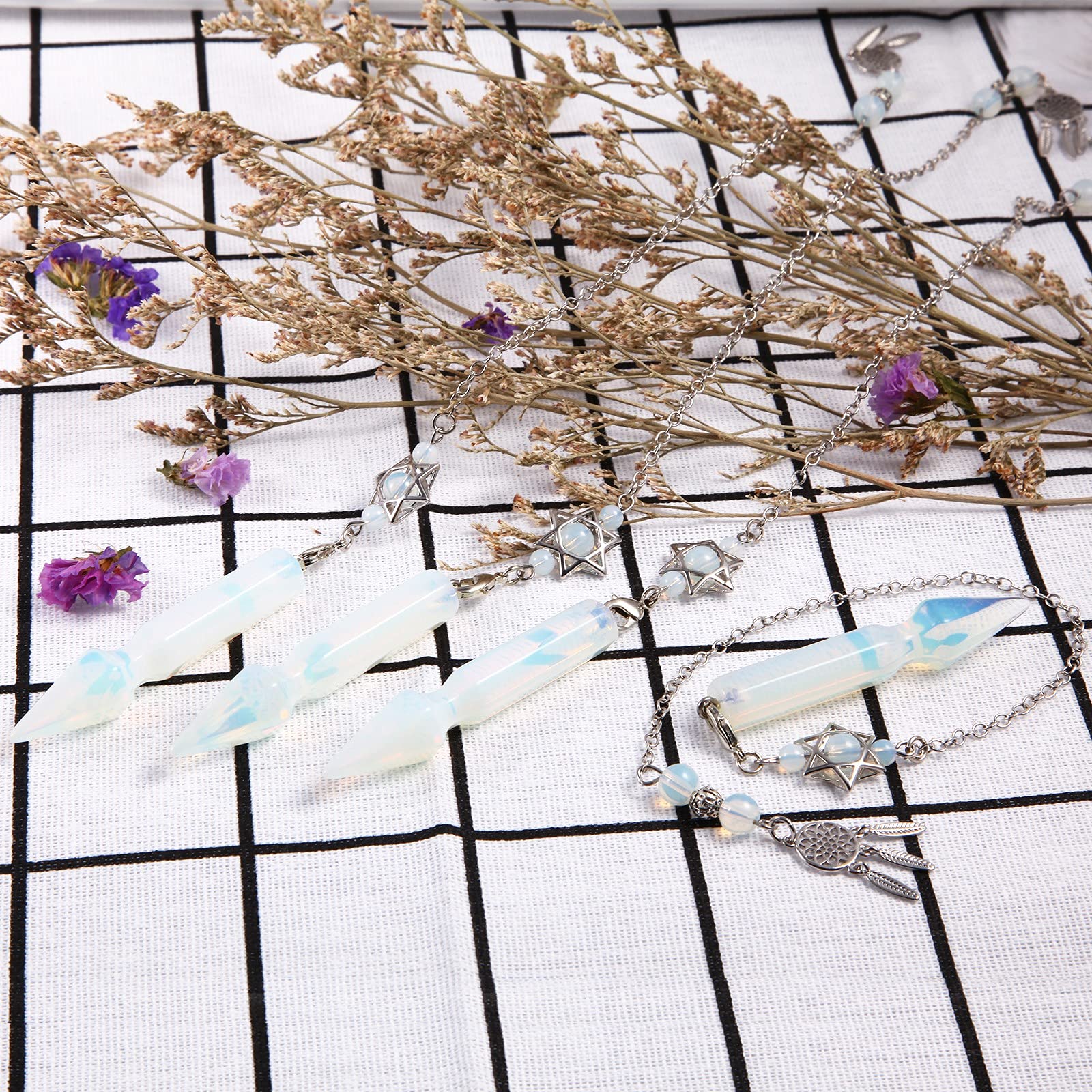 Tumbeelluwa dream catcher merkaba chain adds symbolic charm for mindful sessions.