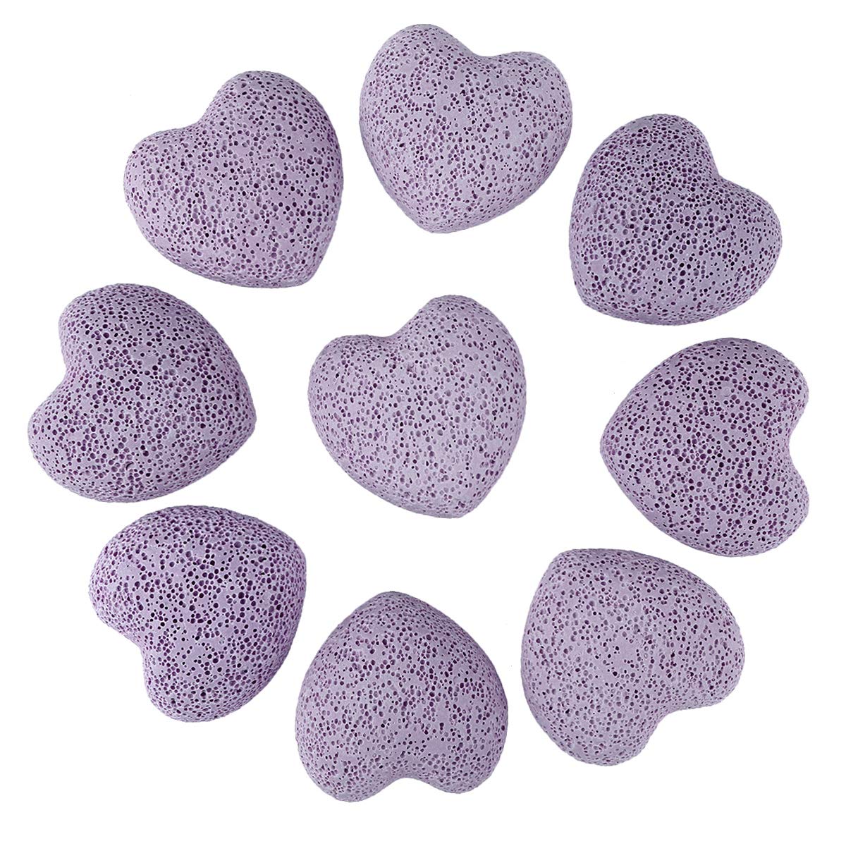 TUMBEELLUWA heart diffuser stones held in palm releasing aroma