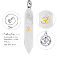 TUMBEELLUWA OM Aum charm yoga pendant for focused meditation