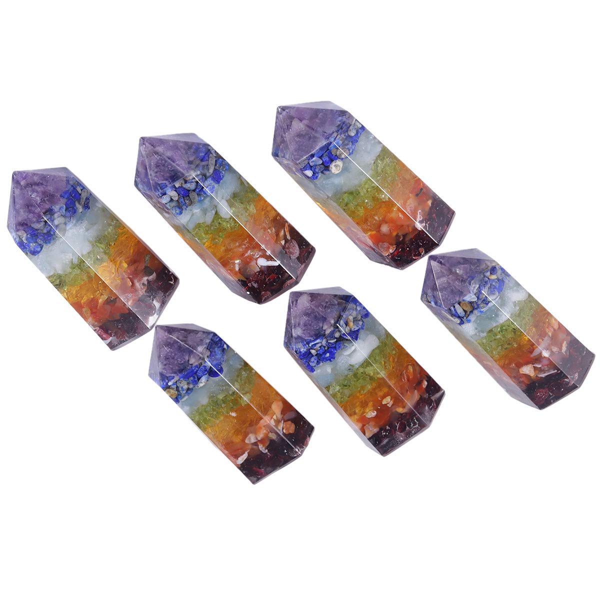 TUMBEELLUWA Reiki crystal wand for focused energy work.